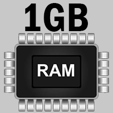 1GB RAM
