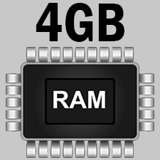 4GB RAM 4GB RAM