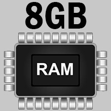 8GB RAM 8GB RAM