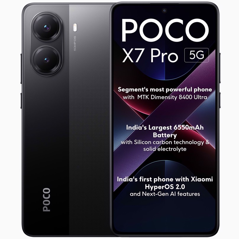 XiaomiPoco X7 Pro 12/512GB Black – cena, specifikacije i prodaja u Srbiji