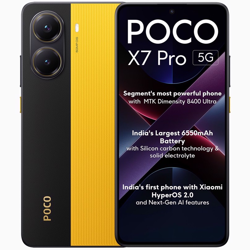 XiaomiPoco X7 Pro 12/512GB Yellow – cena, specifikacije i prodaja u Srbiji