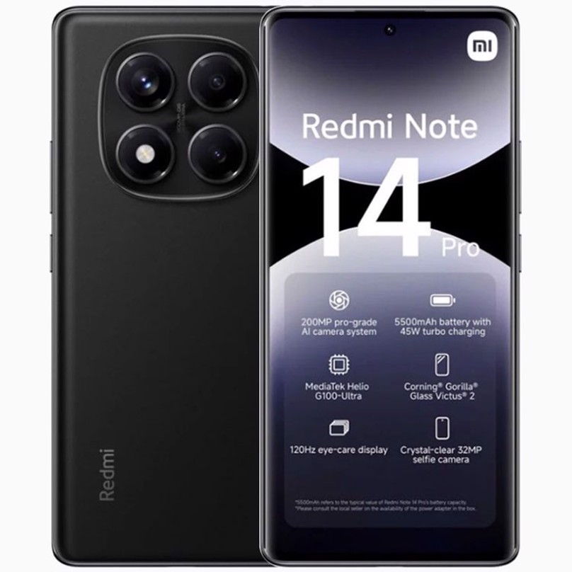 XiaomiRedmi Note 14 Pro 4G 8/256GB Midnight Black – cena, specifikacije i prodaja u Srbiji