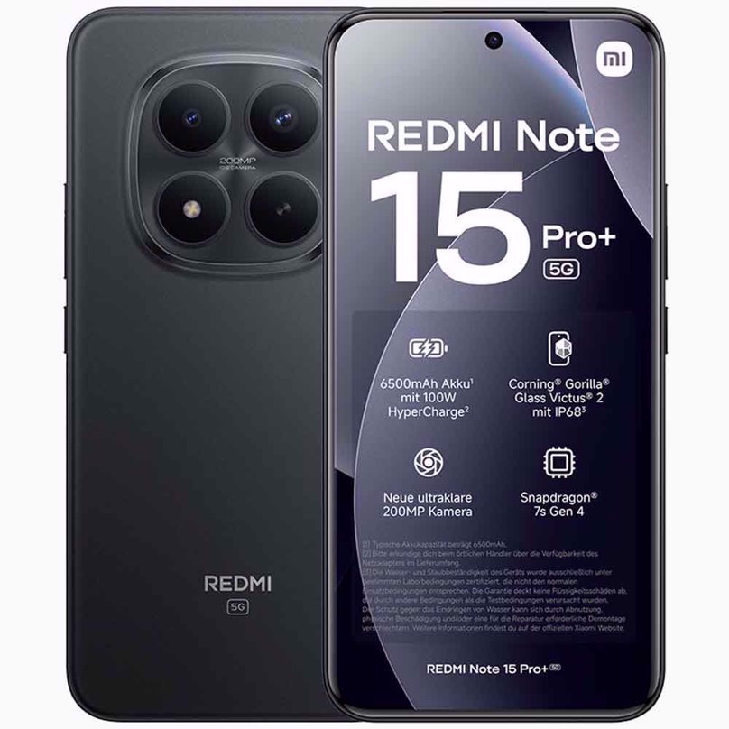 XiaomiRedmi Note 15 Pro Plus 12/512GB Midnight Black – cena, specifikacije i prodaja u Srbiji