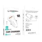 Auto punjac Comicell Superior CO-BZ18 FAST 18W USB QC 3.0 Micro beli slika 4