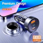 Auto punjac Moxom MX-VC29 USB-A+PD 60W crni slika 3