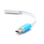 Adapter 3.5mm na Type C beli digital IC - DAC cena 1500 din slika