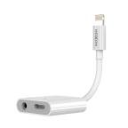 Adapter audio Moxom MX-AX15 iPhone Lightning na AUX 3.5mm (music only) + lightning charging cena 1500 din slika