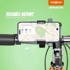 Drzac za mobilni telefon MOXOM MX-VS76 za bicikl i motor crni slika 3