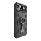 Maska Futrola Nillkin Cam Shield Armor Pro za iPhone 14 (6.1) crna slika 3