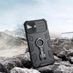 Maska Futrola Nillkin Cam Shield Armor Pro za iPhone 14 (6.1) crna slika 5
