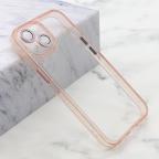 Maska Futrola DIAMOND LENS za iPhone 14 (6.1) roze cena 2500 din slika