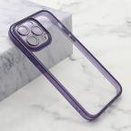 Maska Futrola DIAMOND LENS za iPhone 14 Pro Max (6.7) ljubicasta cena 1000 din slika