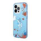 Maska Futrola Polo With Splatter Pattern & Horse Logo za Iphone 14 Pro plava Full ORG (USHCP14LUDEB) cena 3000 din slika