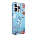 Maska Futrola Polo With Splatter Pattern & Horse Logo za Iphone 14 Pro plava Full ORG (USHCP14LUDEB) slika 3