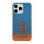 Maska Futrola Polo Gradient Case With Dyed - Bumper & Horse Logo za Iphone 14 Pro plavo-narandzasta Full ORG (USHCP14LELOB) slika 2
