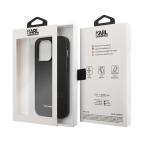 Maska Futrola Karl Lagerfeld Monogram With Metal Plate Logo za Iphone 14 Pro Max crna Full ORG (KLHCP14XSAKLH) slika 6