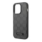 Maska Futrola Karl Lagerfeld Saffiano Monogram With Metal Plate Logo za Iphone 14 Pro Max siva Full ORG (KLHCP14XSAKLH) slika 5