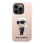 Maska Futrola silikon Karl Lagerfeld NFT Ikonik Hard Case za Iphone 14 Pro Max pink Full ORG (KLHCP14XSNIKBC) slika 2
