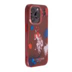 Maska Futrola Polo With Splatter Pattern & Horse Logo za Iphone 14 Pro Max crvena Full ORG (USHCP14XUDER) slika 3