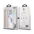Maska Futrola Polo Gradient With Splattered Pattern & Horse Logo za Iphone 14 Pro plava Full ORG (USHCP14LUARTB) slika 5