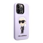 Maska Futrola silikon Karl Lagerfeld NFT Ikonik Hard Case za Iphone 14 Pro Max ljubicasta Full ORG (KLHCP14XSNIKBC) slika 3