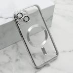 Maska Futrola CAMERA PROTECT MagSafe za iPhone 14 (6.1) srebrna cena 2500 din slika