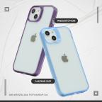 Maska Futrola COLOR FRAME za iPhone 15 Pro Max (6.7) plava slika 2
