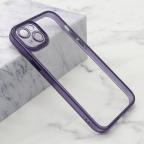 Maska Futrola DIAMOND LENS za iPhone 15 Plus (6.7) ljubicasta cena 1000 din slika