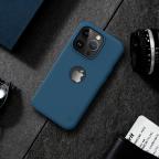 Maska Futrola Nillkin Super Frost Pro za iPhone 15 Pro Max (6.7) plava (logo cut) slika 8