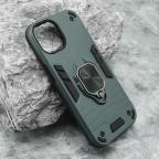 Maska Futrola Square Ring za iPhone 15 Plus (6.7) zelena cena 1000 din slika