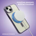 Maska Futrola CLEAR ELEGANT MAGSAFE za iPhone 15 Pro Max (6.7) crna slika 2