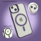 Maska Futrola CAMERA DROP MagSafe za iPhone 15 Pro Max (6.7) ljubicasta slika 2