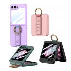 Maska Futrola STRAP RING CASE za Samsung F741B Galaxy Z Flip 6 5G ljubicasta slika 4