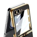 Maska Futrola GOLD EDGE za Samsung F741B Galaxy Z Flip 6 5G ljubicasta slika 6