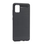 Maska Futrola silikon BRUSHED za Samsung A515F Galaxy A51 crna cena 2500 din slika