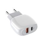 Kucni punjac LDNIO A2313C USB + PD 20W Type C na Type C beli slika 2