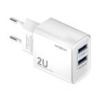 Kucni punjac Moxom MX-HC130 2.4A 2xUSB Lightning beli cena 1500 din slika