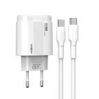 Kucni punjac Moxom MX-HC89 20W Type-C na Type-C beli cena 2000 din slika