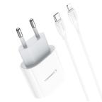 Kucni punjac Superior CO-DC55 Fast PD 20W 3A Type C na Lightning beli slika 2