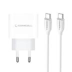 Kucni punjac Comicell Superior CO-DC56 Fast PD 20W 3A Type-C na Type-C beli (CERT) cena 5000 din slika