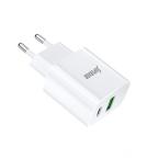 Kuciste punjaca Superior SU-P102 20W Super Fast USB A QC3.0+Type C belo (CERT) slika 2