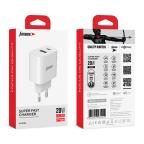 Kuciste punjaca Superior SU-P102 20W Super Fast USB A QC3.0+Type C belo (CERT) slika 3