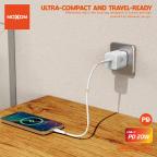 Kucni punjac Moxom MX-HC164 PD 20W Type-C na Lightning beli slika 2