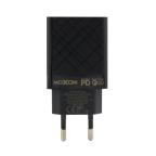 Kuciste punjaca Moxom MX-HC27 PD 3.0 QC 3.0 Super fast support fast charging crno cena 2000 din slika