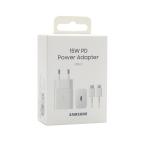 Samsung Kucni punjac PD 15W + Type C kabal beli EP-T1510-XWE FULL ORG slika 3