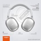 Slusalice bluetooth Moxom MX-WL75 AIR srebrne slika 6