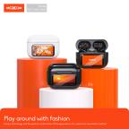 Slusalice bluetooth Moxom MX-TW67 ANC sa LED ekranom bele slika 3