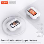 Slusalice bluetooth Moxom MX-TW67 ANC sa LED ekranom bele slika 6