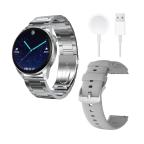 Pametni Sat Smart Watch DT3 srebrni (metalna/silikonska narukvica) slika 2