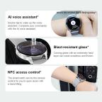 Pametni Sat Smart Watch DT3 New srebrni (silikonska narukvica) slika 7